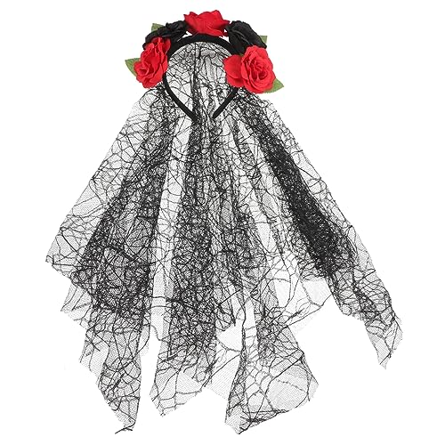 iplusmile Halloween Stirnband mit Dunklen Rosenblüten Einzigartiger Haarschmuck für Erwachsene für Halloween Partys Cosplay und Thematische Veranstaltungen Handgefertigt iplusmile Halloween Stirnband mit Dunklen Rosenblüten Einzigartiger Haarschmuck für Erwachsene für Halloween Partys Cosplay und Thematische Veranstaltungen Handgefertigt von iplusmile