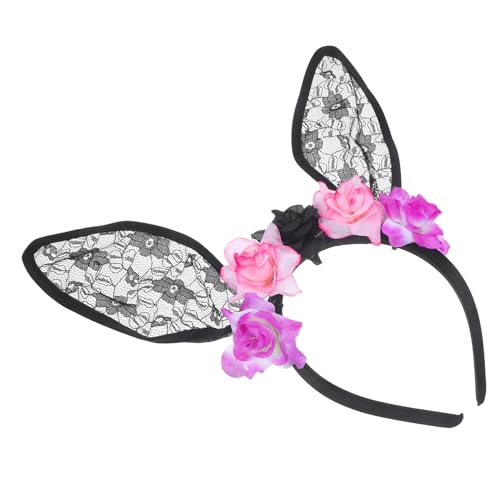 iplusmile Halloween Stirnband mit Hasenohren Einheitliche für Kostümpartys Feiern Vielseitig Einsetzbar Praktisch für Erwachsene von iplusmile