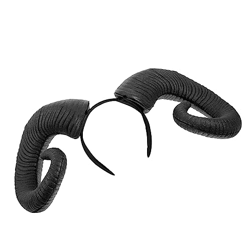 iplusmile Halloween Stirnband mit Schwarzen Teufelshörnern Leichtes und Sicheres Festival Kostümzubehör für Party Cosplay und Gruselige Verkleidungen von iplusmile