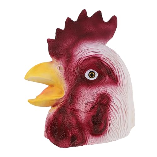iplusmile Halloween Tiermaske Rooster Vollkopfmaske für Erwachsene Langlebige Cosplay für Halloween Party Karneval und Kostümveranstaltungen Auffälliges Tierdesign Vielseitiges Partyzubehör iplusmile Halloween Tiermaske Rooster Vollkopfmaske für Erwachsene Langlebige Cosplay für Halloween Party Karneval und Kostümveranstaltungen Auffälliges Tierdesign Vielseitiges Partyzubehör von iplusmile