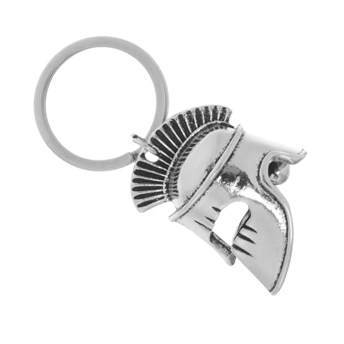 iplusmile Stilvoller Helm-schlüsselanhänger Kleiner Wikingerhelm-charme Metall-schlüsselring Für Rucksack von iplusmile