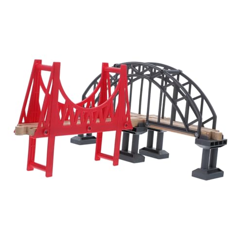 iplusmile Holzbrücke für Holzeisenbahn Teiliges Set mit Grauer Kreuzbrücke und Roter Meeresbrücke Zubehör für DIY Zugstrecke Fördert Kreativität und Familienzusammenhalt iplusmile Holzbrücke für Holzeisenbahn Teiliges Set mit Grauer Kreuzbrücke und Roter Meeresbrücke Zubehör für DIY Zugstrecke Fördert Kreativität und Familienzusammenhalt von iplusmile