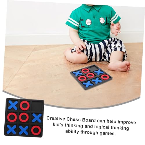 iplusmile Interaktives Brettspiel Toe für Erwachsene Pädagogisches Logikspiel mit Roten O und Blauen X Spielsteinen Tragbares Lernspielzeug für Reise und Kinderzimmer iplusmile Interaktives Brettspiel Toe für Erwachsene Pädagogisches Logikspiel mit Roten O und Blauen X Spielsteinen Tragbares Lernspielzeug für Reise und Kinderzimmer von iplusmile