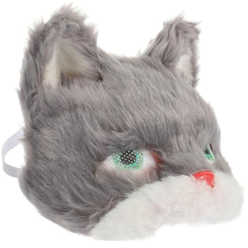 iplusmile Katzenmaske für Frauen Pelzige Cosplay Maske Karneval Halloween und Kostümpartys Realistisches Design für Beeindruckende Auftritte iplusmile Katzenmaske für Frauen Pelzige Cosplay Maske Karneval Halloween und Kostümpartys Realistisches Design für Beeindruckende Auftritte von iplusmile