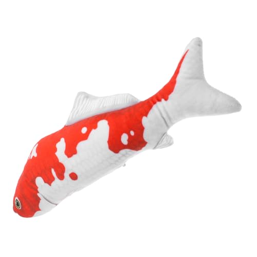 iplusmile Koi Plüschspielzeug Fischplüschtiere Fisch Plüsch Plüschfisch Fischplüsch realistisch ausgestopftes Tier Fisch Spielzeugfisch Fisch ausgestopftes Tier Super weicher kurzer Plüsch von iplusmile