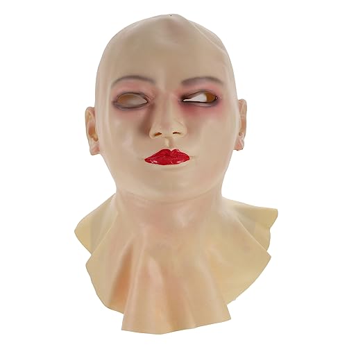 iplusmile Kopfmaske für Halloween Realistische Glatzköpfige Cosplay Kostümzubehör für Damen und Herren Lustige Verkleidung für Partys und Events iplusmile Kopfmaske für Halloween Realistische Glatzköpfige Cosplay Kostümzubehör für Damen und Herren Lustige Verkleidung für Partys und Events von iplusmile