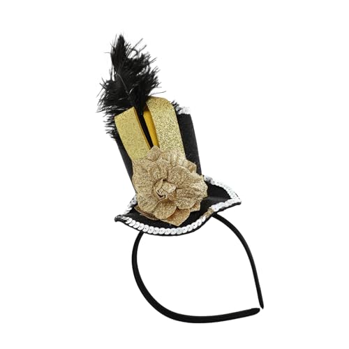iplusmile Kostüm Haarreif mit Vintage Design und Federverzierung Dekoratives Party Kopfschmuck für Aufführungen Geburtstage und Festliche Anlässe Einzigartiges Haarband für Mädchen von iplusmile