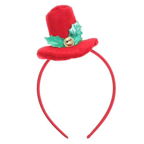 iplusmile Kreatives Weihnachts Haarreif mit Hutdesign Leichtes Auffälliges Stirnband für Erwachsene für Festtage Partys Fotos und Halloween Dekoration von iplusmile