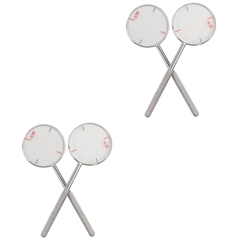 iplusmile Kreuzzylinder Optik 4 Stück Optische Instrumente Kreuzzylinderlinse 25er Linse 50er Linse 25 Optisches Kit Optischer Kreuzzylinder Optische Instrumente Werkzeuge Kreuzzylinderlinse von iplusmile