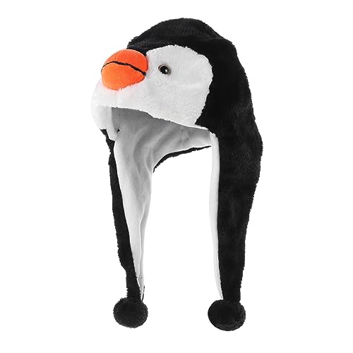 iplusmile Kuschelige Pinguin Mütze Winterhut Plüsch Tierkostüm Party Dress Up Hut Warm Mädchen Jungen von iplusmile