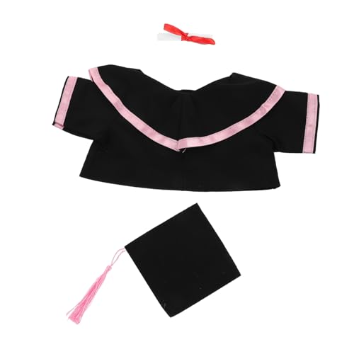 iplusmile Kuscheltier Abschluss Outfit mit Mütze Schal und Plüschbär Kleidungsset für Abschlussfeiern Perfektes Andenken für Absolventen von iplusmile