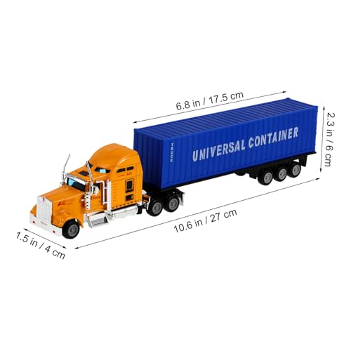 iplusmile LKW Modell Detailgetreues Die Cast Container LKW für Jungen Kompakt und Dekorativ Geeignet für Schreibtisch Büro und Rustikales Retro Design iplusmile LKW Modell Detailgetreues Die Cast Container LKW für Jungen Kompakt und Dekorativ Geeignet für Schreibtisch Büro und Rustikales Retro Design von iplusmile