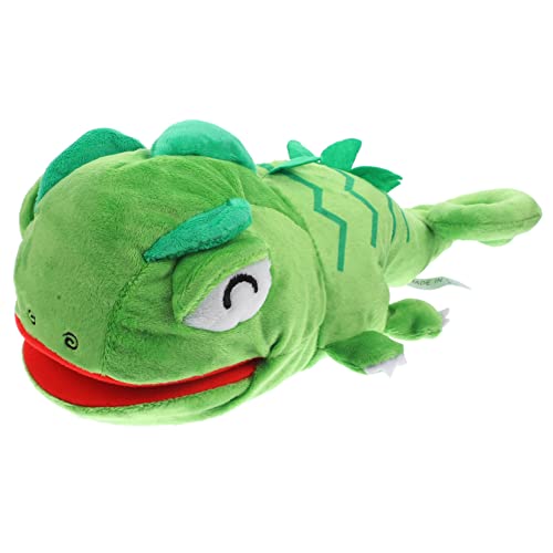 iplusmile Lustige Echsenhandpuppe für Interaktives für Kleinkinder Hautfreundliche Handpuppe aus Plüsch Fördert Fantasie und Kommunikation Geschichtenerzählen von iplusmile