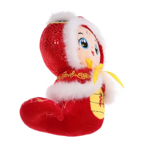 iplusmile Maskottchen-Puppe Chinesisches Neujahrsschlangenplüsch Neujahrsspielzeug Chinesisches Neujahrsmaskottchen Schlange chinesisches chinesisches Plüschtier PP Baumwolle rot iplusmile Maskottchen-Puppe Chinesisches Neujahrsschlangenplüsch Neujahrsspielzeug Chinesisches Neujahrsmaskottchen Schlange chinesisches chinesisches Plüschtier PP Baumwolle rot von iplusmile