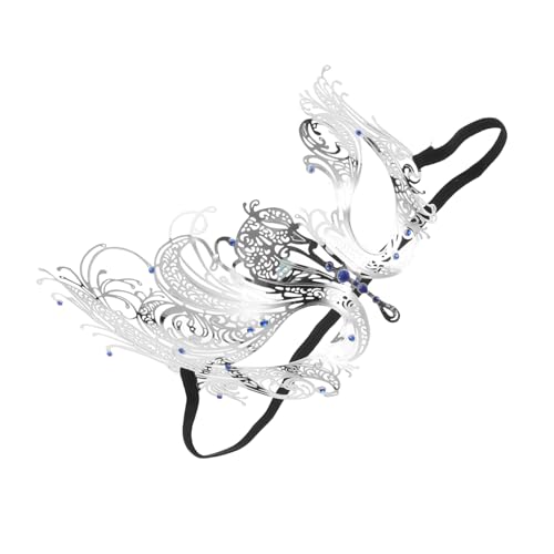 iplusmile Metallmaske für Frauen Halbmaske für Partys Maskenbälle für Karneval Halloween Requisite für Fotosessions mit Blauen iplusmile Metallmaske für Frauen Halbmaske für Partys Maskenbälle für Karneval Halloween Requisite für Fotosessions mit Blauen von iplusmile