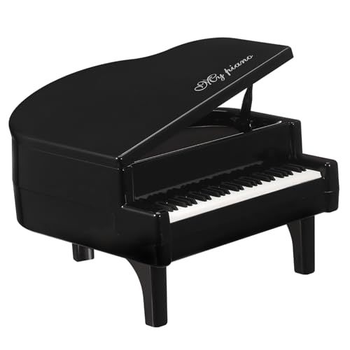 iplusmile Mini Klavier Ornament aus Hochwertigem Abs Kreatives Desktop Dekoobjekt Stilvolles Miniatur Piano Modell für Schreibtisch Regale Geschenkidee von iplusmile