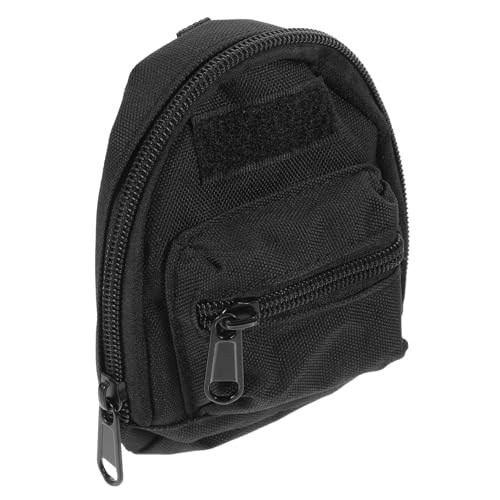 iplusmile Mini Ohrhöreretui Canvas Leichter Kopfhörerhalter mit Schlüsselring Kompakter Aufbewahrungsbeutel für Münzen Karten und Kleine Gegenstände von iplusmile