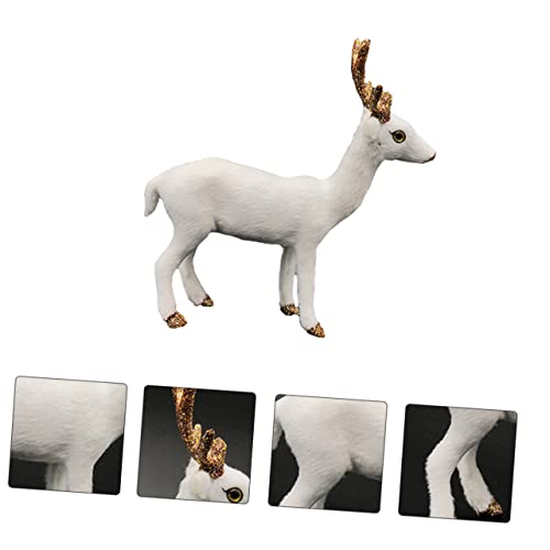 iplusmile Miniatur Hirsch Dekofigur Leicht und Klein Realistische Rentier Modell für Weihnachtsdeko Kreative Wildtier Nachbildung für Kinderzimmer und Heimdekoration Fördert Fantasie und iplusmile Miniatur Hirsch Dekofigur Leicht und Klein Realistische Rentier Modell für Weihnachtsdeko Kreative Wildtier Nachbildung für Kinderzimmer und Heimdekoration Fördert Fantasie und von iplusmile