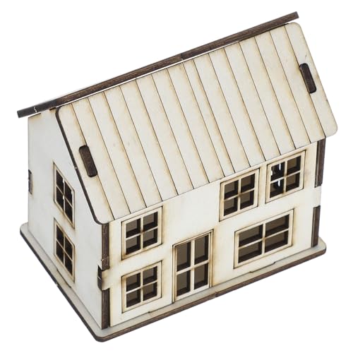 iplusmile Miniaturhaus bastelset basteln Montagehaus-Puzzle 3D-Puzzle- Modell eines Spielzeughauses Weihnachtsszene Rustikale Villa-Modellbausätze DIY Mini House Holz Beige iplusmile Miniaturhaus bastelset basteln Montagehaus-Puzzle 3D-Puzzle- Modell eines Spielzeughauses Weihnachtsszene Rustikale Villa-Modellbausätze DIY Mini House Holz Beige von iplusmile