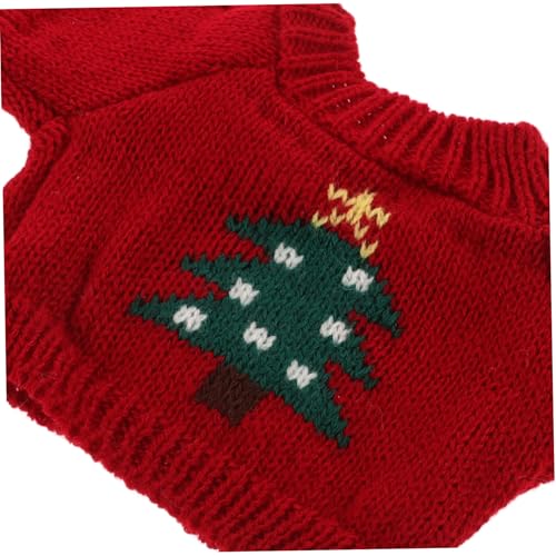iplusmile Niedliche Bären Puppenkleidung aus Wollgarn Handgefertigter Kuschelpullover für Stofftiere Austauschbare DIY Outfits für Weiche Charmante Puppenbekleidung von iplusmile