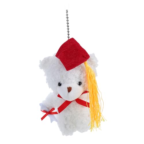 iplusmile Niedlicher Abschlussbär Plüsch Abschluss Stofftierspielzeug Mini Plüschbär Mit Gradhut Für DIY Abschlussschlüsselhain High School College Absolventen Party Gefälligkeiten von iplusmile