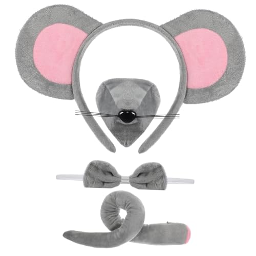 iplusmile Niedliches Ohren Stirnband Set mit Schleife und Flauschiges Weiches Material Bequem und Atmungsaktiv für Kostüm Party Karneval Halloween und Rollenspiele iplusmile Niedliches Ohren Stirnband Set mit Schleife und Flauschiges Weiches Material Bequem und Atmungsaktiv für Kostüm Party Karneval Halloween und Rollenspiele von iplusmile
