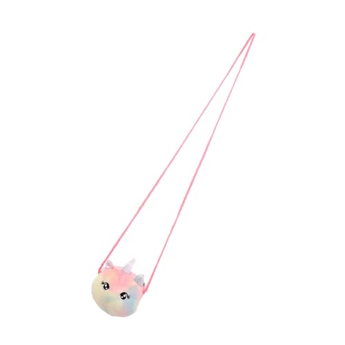 iplusmile Plüsch Einhorn Umhängetasche Mädchen Kleine Handtasche Münzgeldbörse Verstellbarer Schultergurt Crossbody Bag Taschen für Alltag und Party iplusmile Plüsch Einhorn Umhängetasche Mädchen Kleine Handtasche Münzgeldbörse Verstellbarer Schultergurt Crossbody Bag Taschen für Alltag und Party von iplusmile