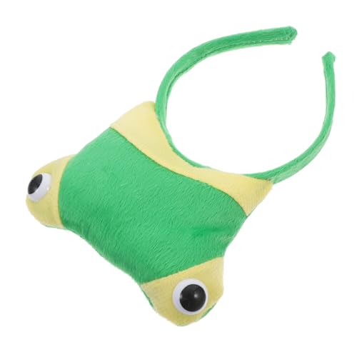 iplusmile Plüsch Frosch Stirnband für Halloween Niedliches Tier Haarband Kostümzubehör für Cosplay und Frosch Party für Erwachsene Karneval und Maskeraden von iplusmile