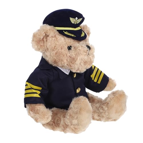 iplusmile Plüschbär Stoffbär Tierkapitän Bär Stoffbär Mit Uniform Partygeschenk Stoffbär Süßer Pilotbär Plüschbär Für Hochzeitsbär Plüschpuppe Pp Baumwolle iplusmile Plüschbär Stoffbär Tierkapitän Bär Stoffbär Mit Uniform Partygeschenk Stoffbär Süßer Pilotbär Plüschbär Für Hochzeitsbär Plüschpuppe Pp Baumwolle von iplusmile