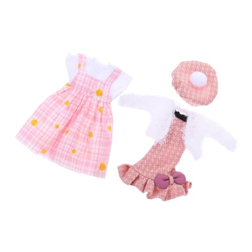 iplusmile Puppenrock Teilig Wiederverwendbare Puppenkleidung für Mädchen Doll Kostüm mit Blumenmuster und Plüschjacke Einfach Auszuziehen iplusmile Puppenrock Teilig Wiederverwendbare Puppenkleidung für Mädchen Doll Kostüm mit Blumenmuster und Plüschjacke Einfach Auszuziehen von iplusmile