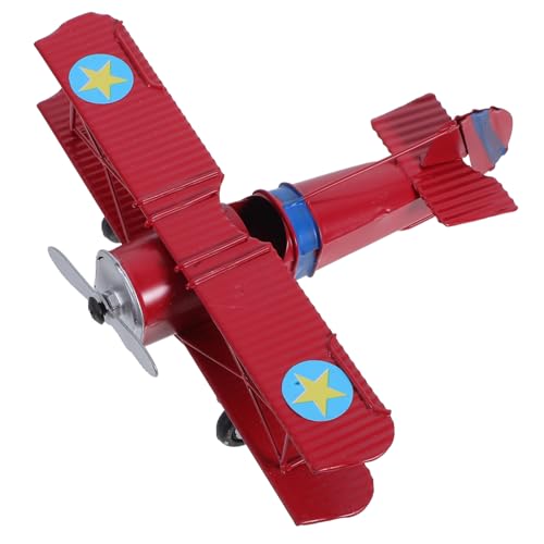iplusmile Retro Modell Eisen Vintage Flugzeug Dekoration für Sammler und Zuhause Hochdetailiertes Design Robuste Bauweise für Spielmomente Rotes iplusmile Retro Modell Eisen Vintage Flugzeug Dekoration für Sammler und Zuhause Hochdetailiertes Design Robuste Bauweise für Spielmomente Rotes von iplusmile