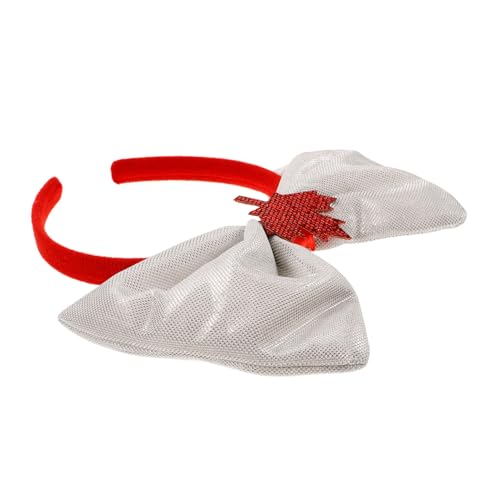 iplusmile Rotes Ahornblatt Stirnband Damen Haarschmuck Rutsch Party Kopfschmuck Vielseitig Für Hochzeit Geburtstag Festtagsdeko von iplusmile