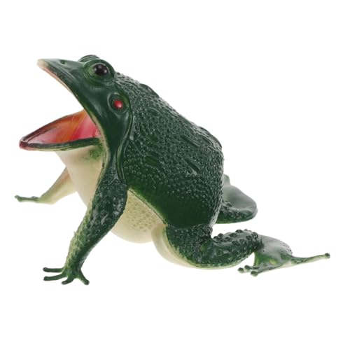 iplusmile Squeeze Froschspielzeug mit Realistischem Design und Sound Weiches Interaktives Plastikspielzeug für Geburtstagsgeschenk und Partydekoration Fördert Kognitive von iplusmile