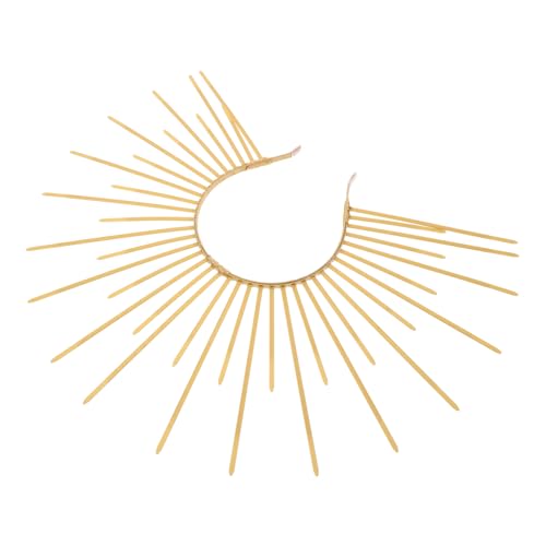 iplusmile Sunburst Spike Stirnband für Frauen Göttin Kopfschmuck für Halloween Hochzeiten Bequemes und Sicheres Perfektes Accessoire für Cosplay und Festlichkeiten von iplusmile