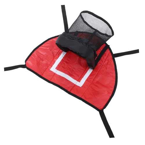 iplusmile Trampolin Basketballkorb für Indoor Outdoor Roter Basketballkorb mit Netz Fördert Aktives und Koordination Sicheres Design für Unbeschwerten Spielspaß von iplusmile