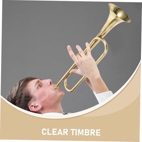 iplusmile Trompete Musikinstrument für Anfänger Jungen Mädchen Sicher und Kreativ mit Feiner Verarbeitung und Bühneninstrument und Dekoration für Kinderzimmer von iplusmile