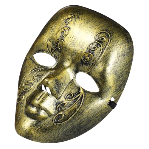 iplusmile Venezianische Dekorative Vollgesichtsmaske Stabilem Leicht und Detailreich Gestaltet für Karneval Maskenball und Damenkostüm Langlebig und Einfach zu Tragen von iplusmile