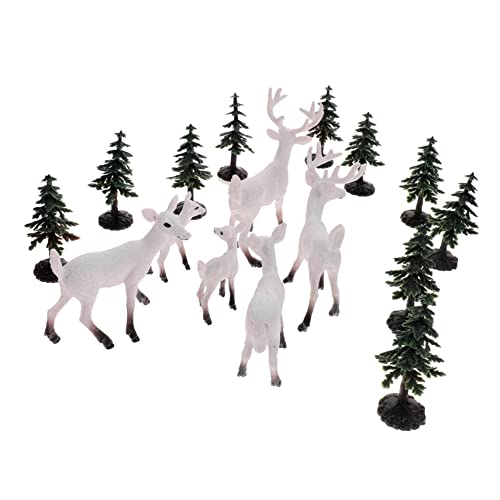 iplusmile Waldtier Figuren mit Weihnachtsbaum Modellen und Realistischen Weißen Rehen PVC Tier für Naturgetreue Wildtier Deko für Miniaturgärten und Zimmerdekor iplusmile Waldtier Figuren mit Weihnachtsbaum Modellen und Realistischen Weißen Rehen PVC Tier für Naturgetreue Wildtier Deko für Miniaturgärten und Zimmerdekor von iplusmile
