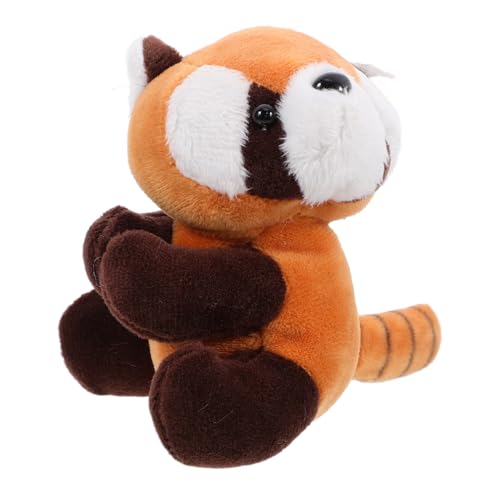 iplusmile Waschbär Plüschclip Rote Panda-Puppe Karikatur anschmiegsames Kuscheltier roter Panda stofftier Süße Plüschtiere kleines Panda Stofftier PP Baumwolle Light Brown von iplusmile
