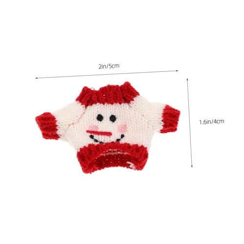 iplusmile Weicher Mini Pullover für Puppen Plüsch Puppenkleidung Dekoratives DIY Ankleidezubehör Komfortabel und Vielseitig Geeignet für Teddybären und Kleine Stofftiere von iplusmile