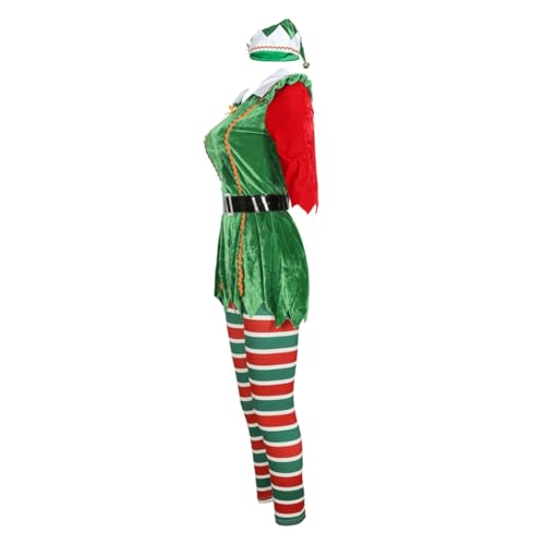 iplusmile Weihnachtliches Damen Kostüm Party Outfit Cosplay Bühnenkleidung Einheitsgröße Komfortables Hautfreundliches Material für Weihnachtsfeiern und Festliche Anlässe iplusmile Weihnachtliches Damen Kostüm Party Outfit Cosplay Bühnenkleidung Einheitsgröße Komfortables Hautfreundliches Material für Weihnachtsfeiern und Festliche Anlässe von iplusmile