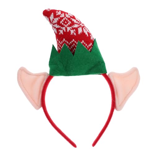 iplusmile Weihnachtliches Rentier Geweih Stirnband Leichtes Haarreif Festliche Party Weihnachtsdeko Haarschmuck für Damen von iplusmile