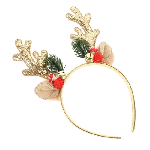 iplusmile Weihnachtliches Rentiergeweih Stirnband mit Glocken Leichtes Rutschfestes Haarreif für Erwachsene und Festlicher Haarschmuck für Weihnachtsfeiern und Rollenspiele iplusmile Weihnachtliches Rentiergeweih Stirnband mit Glocken Leichtes Rutschfestes Haarreif für Erwachsene und Festlicher Haarschmuck für Weihnachtsfeiern und Rollenspiele von iplusmile