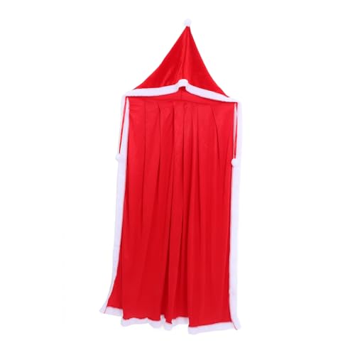 iplusmile Weihnachtsmann Umhang mit Kapuze Rot Klassischer Nikolaus Kostüm Cape für Erwachsene Weihnachtsfeier Bühnenauftritte und Rollenspiele iplusmile Weihnachtsmann Umhang mit Kapuze Rot Klassischer Nikolaus Kostüm Cape für Erwachsene Weihnachtsfeier Bühnenauftritte und Rollenspiele von iplusmile