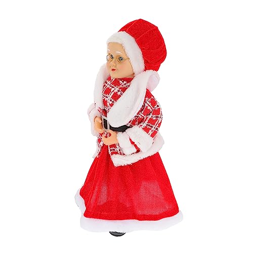 iplusmile Weihnachtsmann und Dekofigur aus Hochwertigem Material Detailreiche Weihnachtsdekoration für Zuhause Partys und Festliche als und Tischdeko von iplusmile