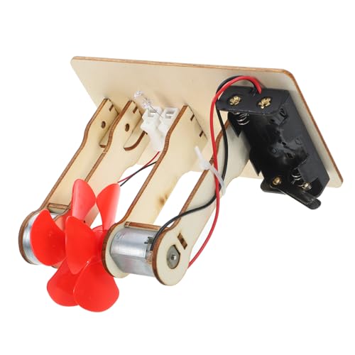 iplusmile Windgenerator Bausatz für DIY Windmotor Modell aus Holz Wissenschaftliches Experiment zur Elektrizitätserzeugung Pädagogisches Lernset für Praktische Naturwissenschaften von iplusmile