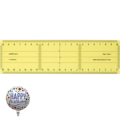 ALEPH-Lineal, quadratisch, 20cm, großes Kunststoffmodell und Alu ballon. GRATIS „HAPPY BIRTHDAY“ 30 cm ALEPH-Lineal, quadratisch, 20cm, großes Kunststoffmodell und Alu ballon. GRATIS „HAPPY BIRTHDAY“ 30 cm von irty's