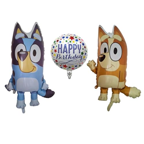 irty's Irtys 2er Pack 1 Bluey Ball und 1 Bingo Ball für Jungen und Mädchen blueybingo von irty's