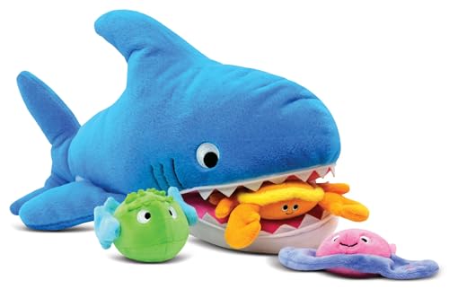 iscream Hungry Shark Fleece-Spielset mit Reißverschluss, 40,6 cm, mit drei Meereslebewohnern iscream Hungry Shark Fleece-Spielset mit Reißverschluss, 40,6 cm, mit drei Meereslebewohnern von iscream