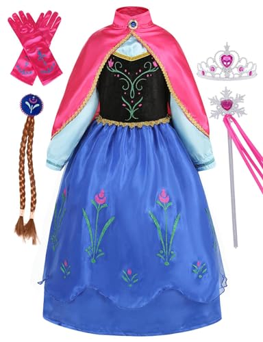 isswya Prinzessinnen-Kostüm für Mädchen, Prinzessinnen-Kostüm, Kinder, Cosplay, Geburtstag, Party, Halloween, Weihnachten, Outfits 3–4 Jahre isswya Prinzessinnen-Kostüm für Mädchen, Prinzessinnen-Kostüm, Kinder, Cosplay, Geburtstag, Party, Halloween, Weihnachten, Outfits 3–4 Jahre von isswya